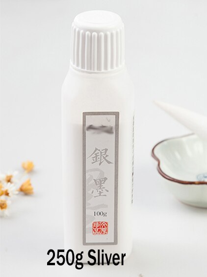 Bunte tinte für malerei kalligraphie vorbereitet Chinesische tinte Flüssige tinte Goldene Splitter rot tinte Acryl farbe Malerei lieferungen: 250g   Splitter