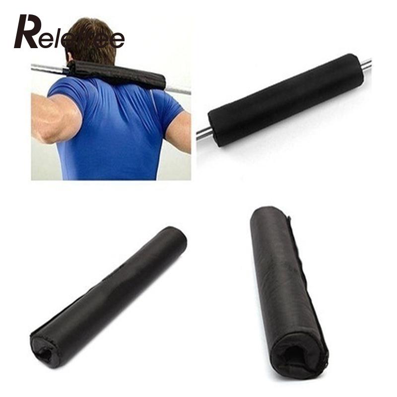 Barbell pad fitness udstyr squat bar pull up sport vægtløftning support gribedæksel hals skulderbeskyttelse gel 38*7*7cm