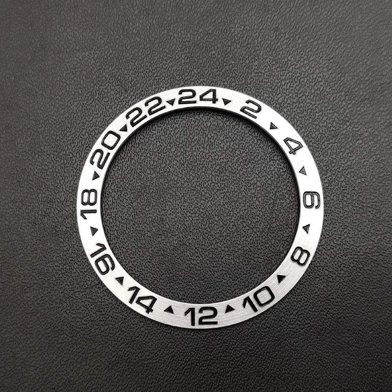 38mm Ceramic / Aluminium Bezel GMT Insert Ring Inner Diameter 30.5mm Suitable For 40mm Men's Case Watch Accessories