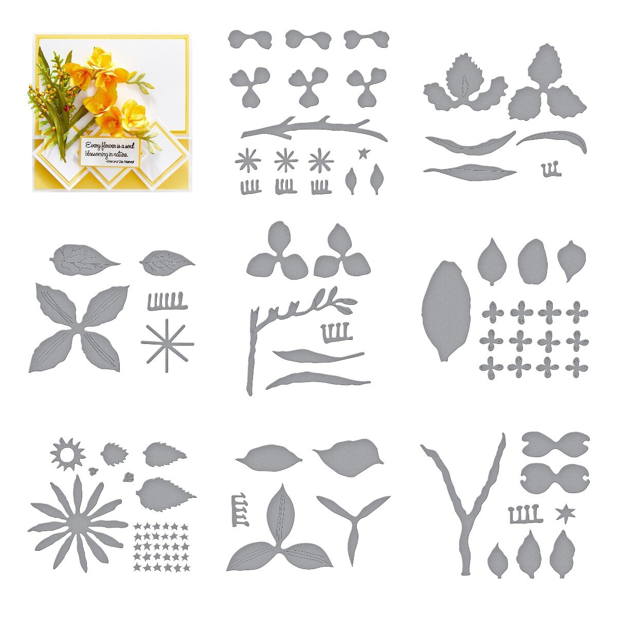 Various Flowers Dies Scrapbooking Metal Cutting Dies Craft Embossing Make Paper Greeting Card Making Template DIY Handmade