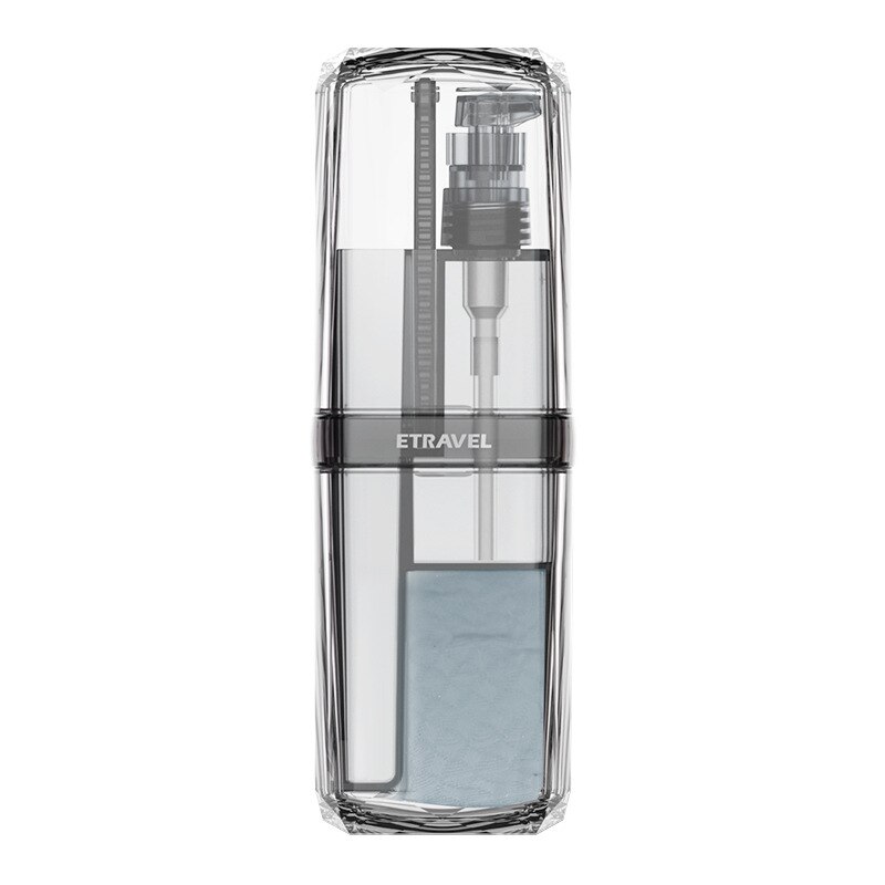 Travel Portable Sets Toothbrush Cup Tumblers Holder PP Gargle Cups Unisex Business Toothpaste Tooth Brush Towel Accessories: 6PCS Gray