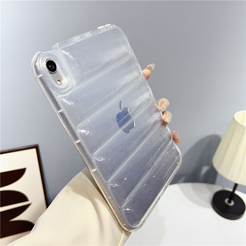 Glitter donsjack Tablet Case voor ipad 10e 9 8 7 Generatie 10.2 Pro 11 inch Air 4 Air 5 10.9 inch Mini 6 5 4th Achterkant