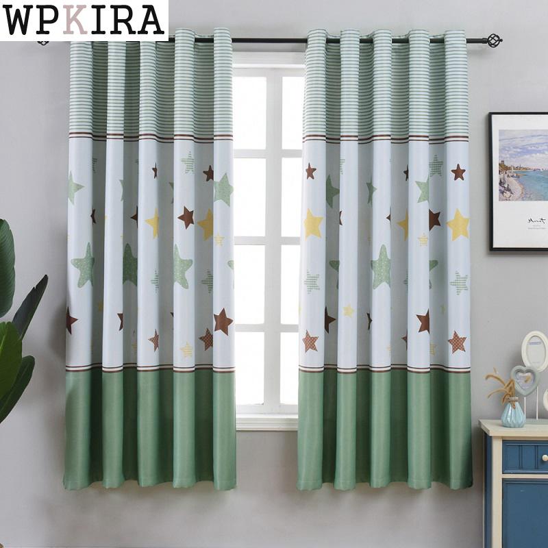 Korte gardiner til køkkengardiner persienner halvskygge lille gardin til stue hjem drenge soveværelse dekoration  pc011 & 30