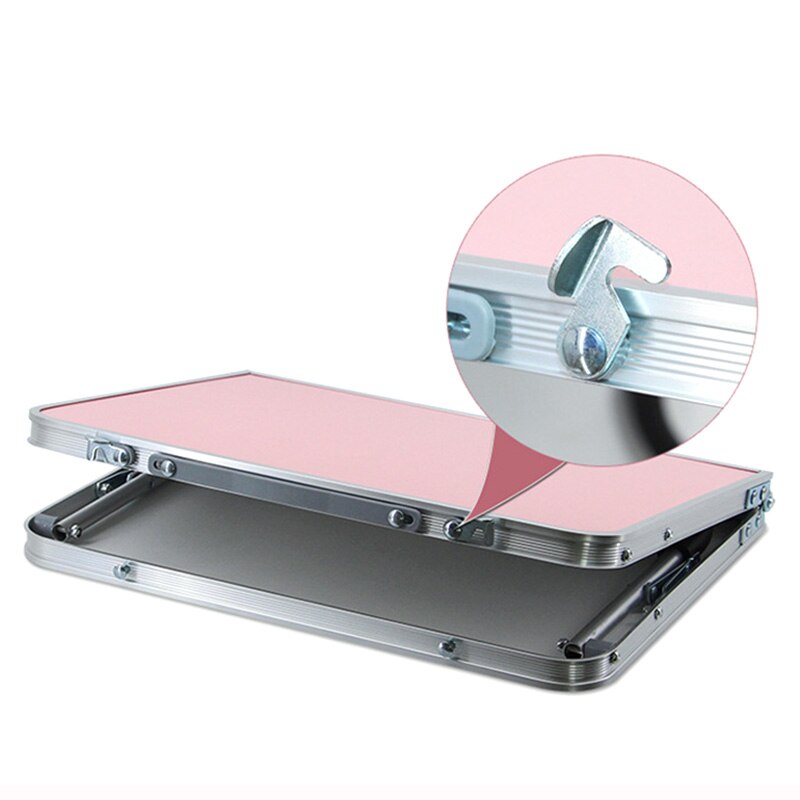 Foldable computer table,portable laptop desk,metal notebook desk for bed,easy to store study desk Can be used on bed and sofa