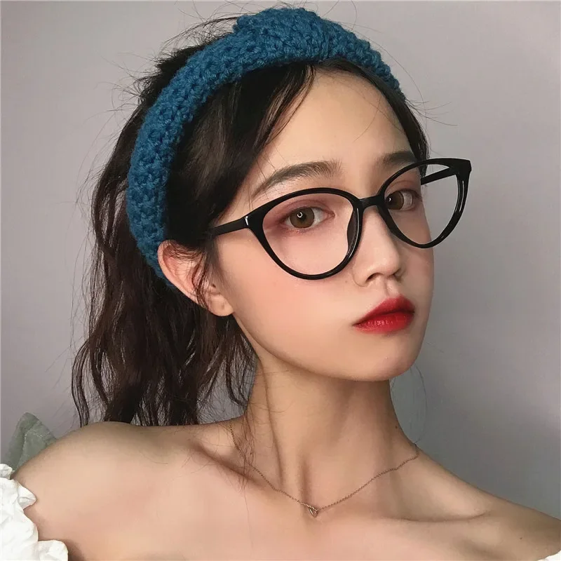 Trend Myopia Glasses for Women Men Retro Square Cat Eye Frame Minus Eyeglasses Prescription Eyewear Diopter 0 TO -4.0