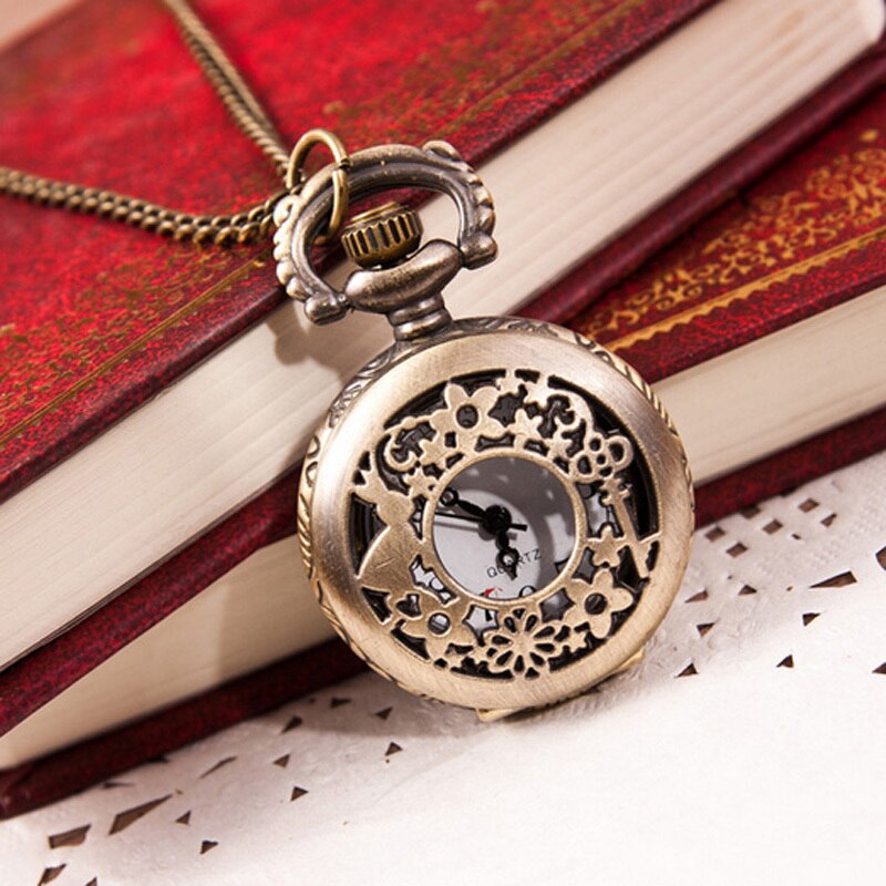 Reloj Vintage Pendant Fob Watches Mens Women Chain Necklace Pocket Watch Women's Dress Hours Retro Quartz Watch #Zer