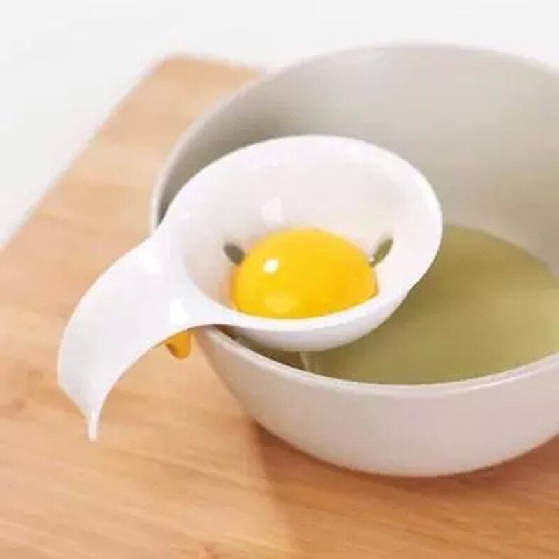 Egg White Yolk Separator Household Egg Divider Kitchen Cooking Egg Tool Filter Egg Separator Cooking Gadgets Kitchen Accessories: D