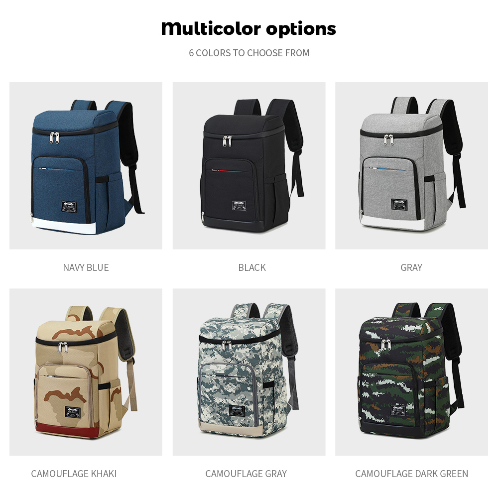 Thermal Backpack Thicken Waterproof Large Thermo Bag Refrigerator Fresh Keeping Thermal Insulated Bag Suitable Picnic Cooler Ba