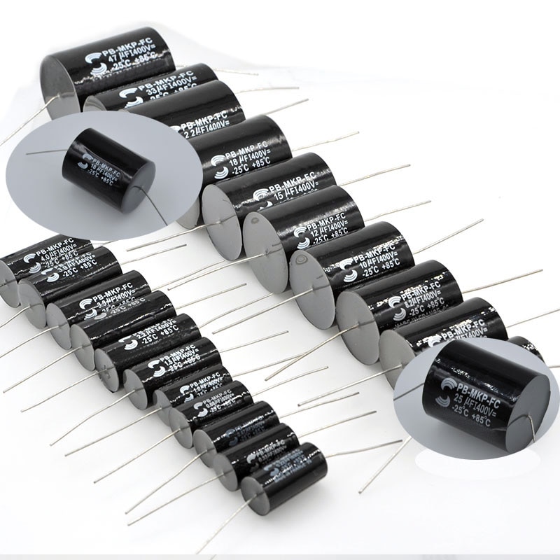 2 pièces 0.22uF-2.2uF 400V Tweeter haut-parleur séparateur de fréquence croisé polypropylène Non-polarité condensateur