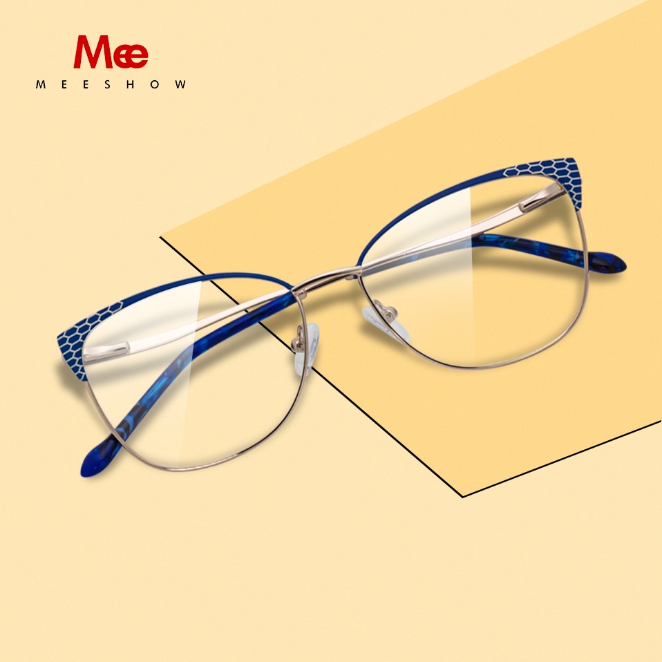 Meeshow Women's glasses frame Ladies Trending Eyewear Square INS Myopia Prescription glasses Optical Eye glasses 6930