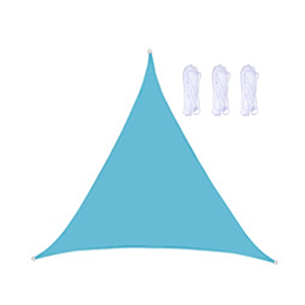 Garden Waterproof Sun Shelter Triangle Sunshade Protection Canopy Patio Pool Shade Sail Awning Camping Large Shade Cloth: L