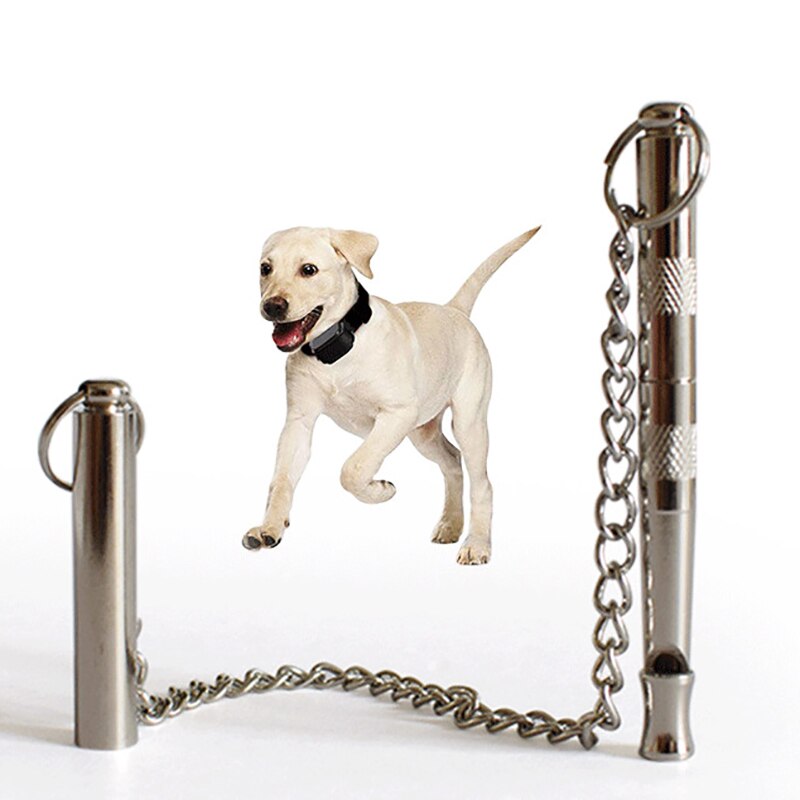 Ultrasonic Long Brass Pet Whistle Can Adjust Sound Waves Dog Whistles Dogs Train Whistle Pet Supplies