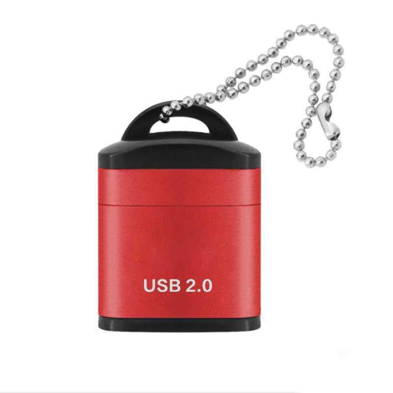Mini High Speed USB 2.0 Card Reader TF Micro SD Memory Card Adapter For PC Computer Laptop Notebook Car Micro SD Card Reader: Yellow