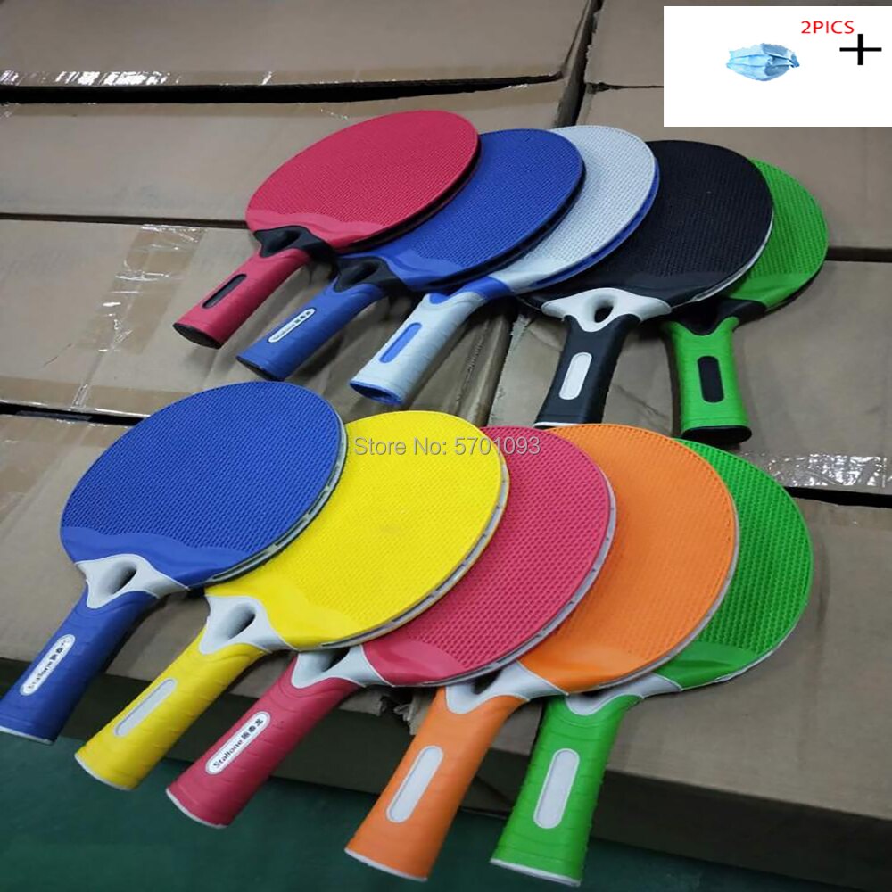 ping pong Outdoor Table Tennis Racket Plastic Ping Pong Racket Waterproof