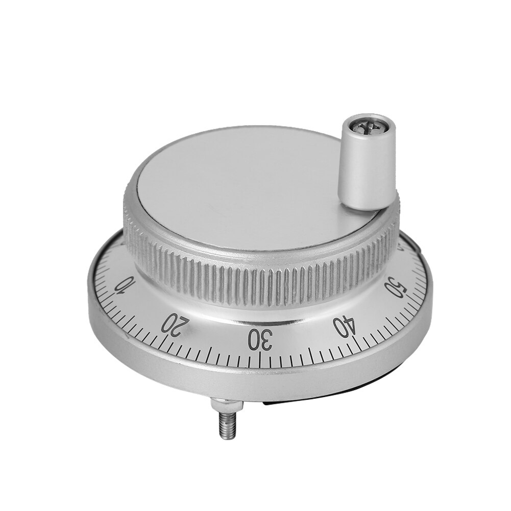 No High Level Output 5V 60MM Hand Wheel Pulse BlackSilver Optional Encoder Mill Router Manual Control For CNC System
