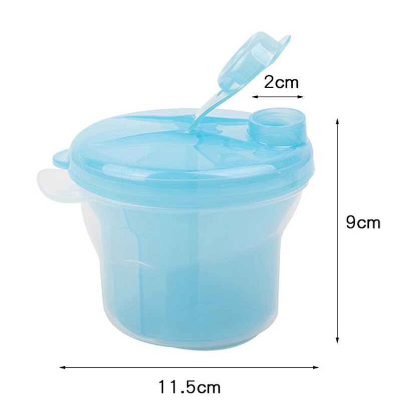 Portable Milk Powder Formula Dispenser 3 Layer Rotary Milk Powder Tank Box Toddler Food Container