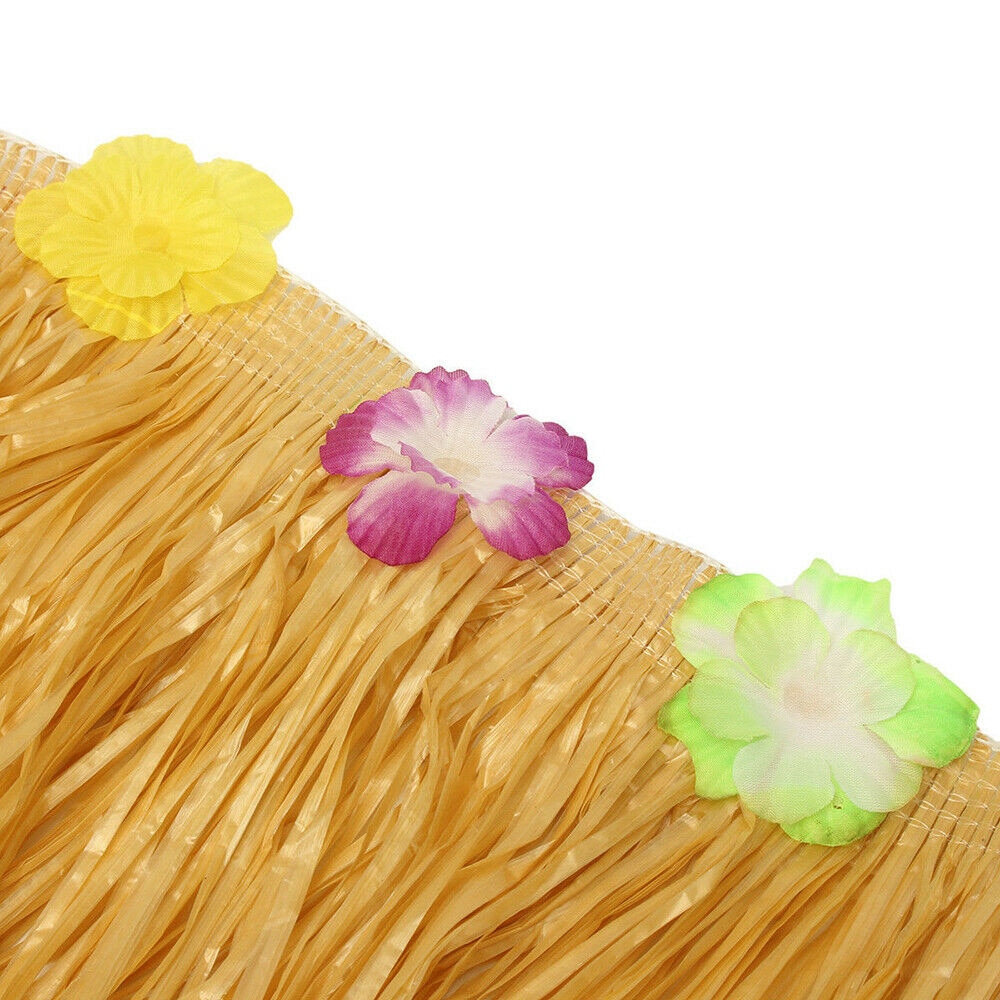 Spódnica na stół na hawajskie przyjęcie, hawajskie przyjęcie, tropikalne dekoracje, wesele, wszystkiego najlepszego z okazji urodzin, letnie luau, wystrój imprezy plażowej