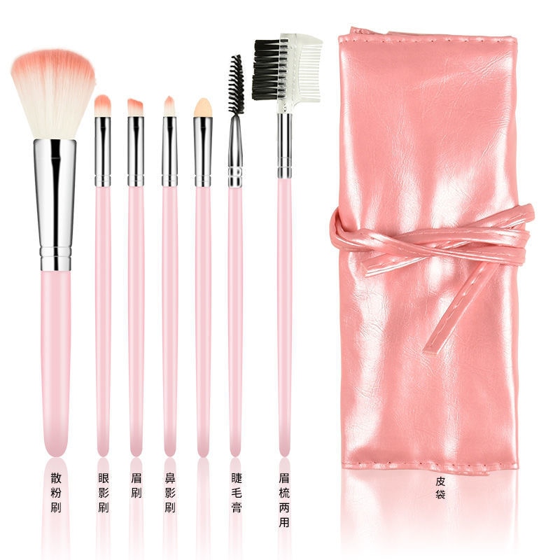 8 teile/satz Mädchen Schönheit werkzeuge + tasche Prinzessin rosa machen-hoch-Werkzeug vorgeben spielzeug freundlicher
