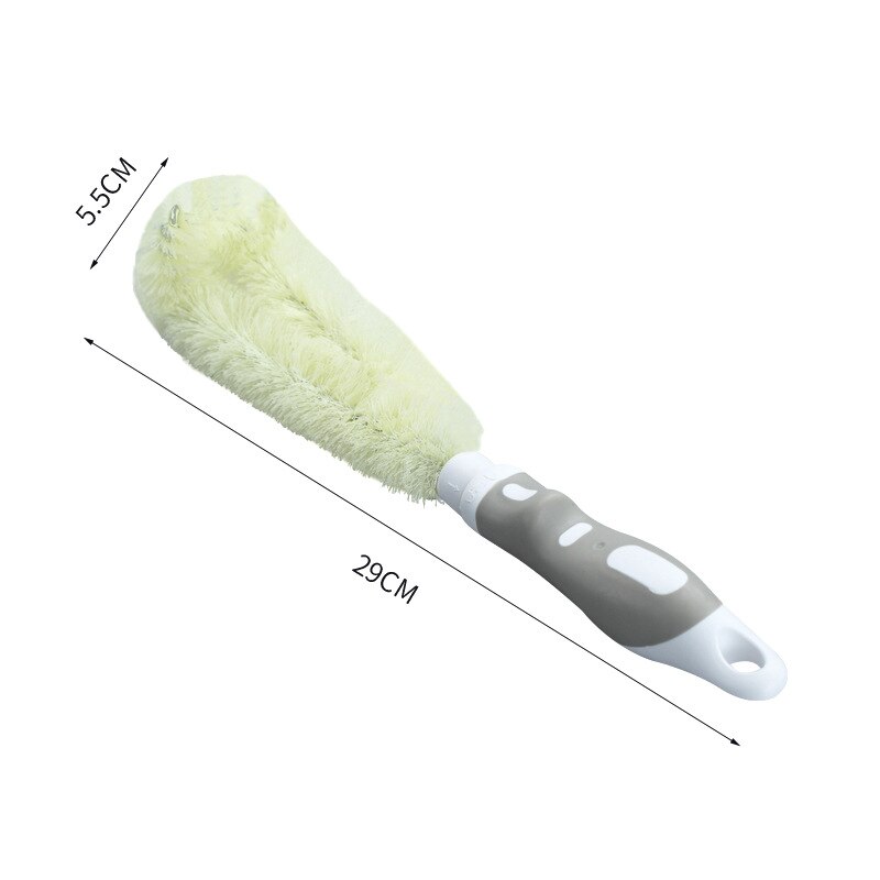 Intrekbare Cup Borstel Thee Borstel Haakse Gebogen Cup Borstel Geen Dode Hoek Glas Cup Waterkoker Hardnekkige Vlekken Borstel: Grey handle