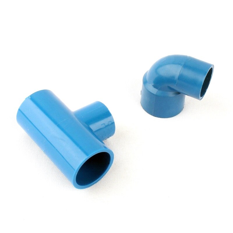 I.D 20mm PVC Pipe Cross Connectors 20X25 40X20mm Reducing Tee Connector 90 Degree Elbow Straight Joints Garden Water Adapter