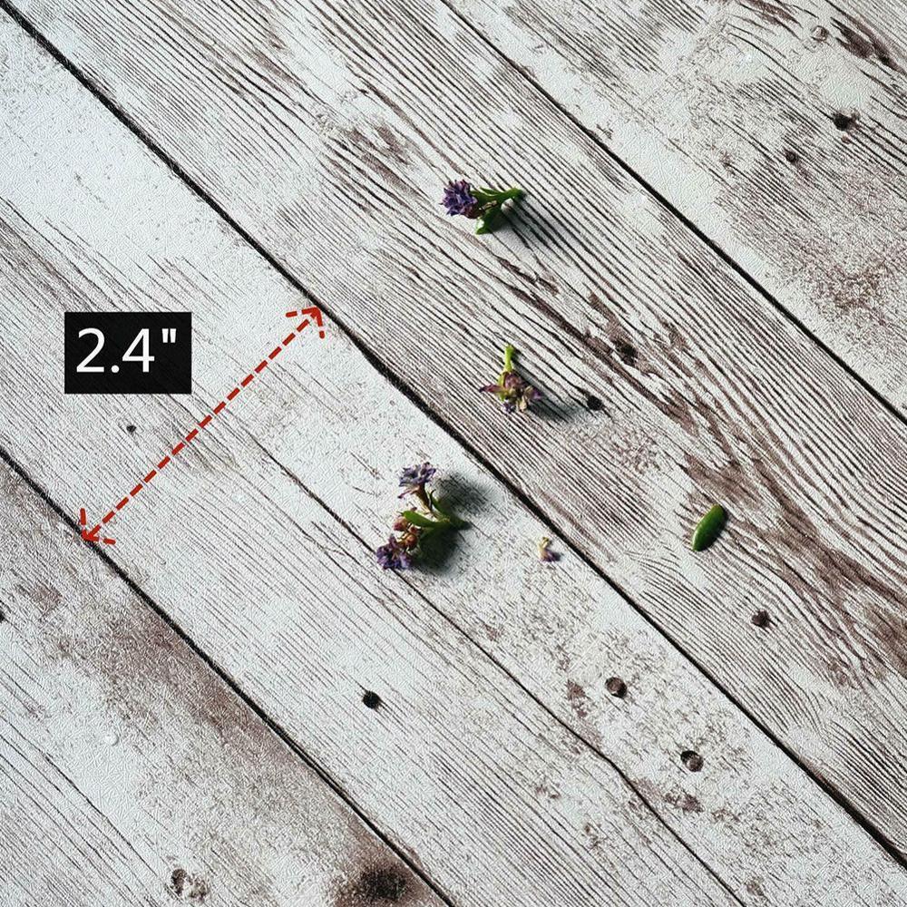 45*200 Self-Adhesive Old Wood Grain Wall Sticker Wood Decoration Wallpaper Panel Stick Wall Interior Decoration Vi Z6O9