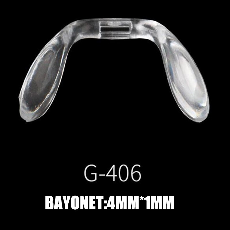 2pcs U Shape Anti-Slip Glasses Nose Pads Silicone Nose Pad for Eyeglass Sunglasses Eye Glasses Stick On Pad: G 406
