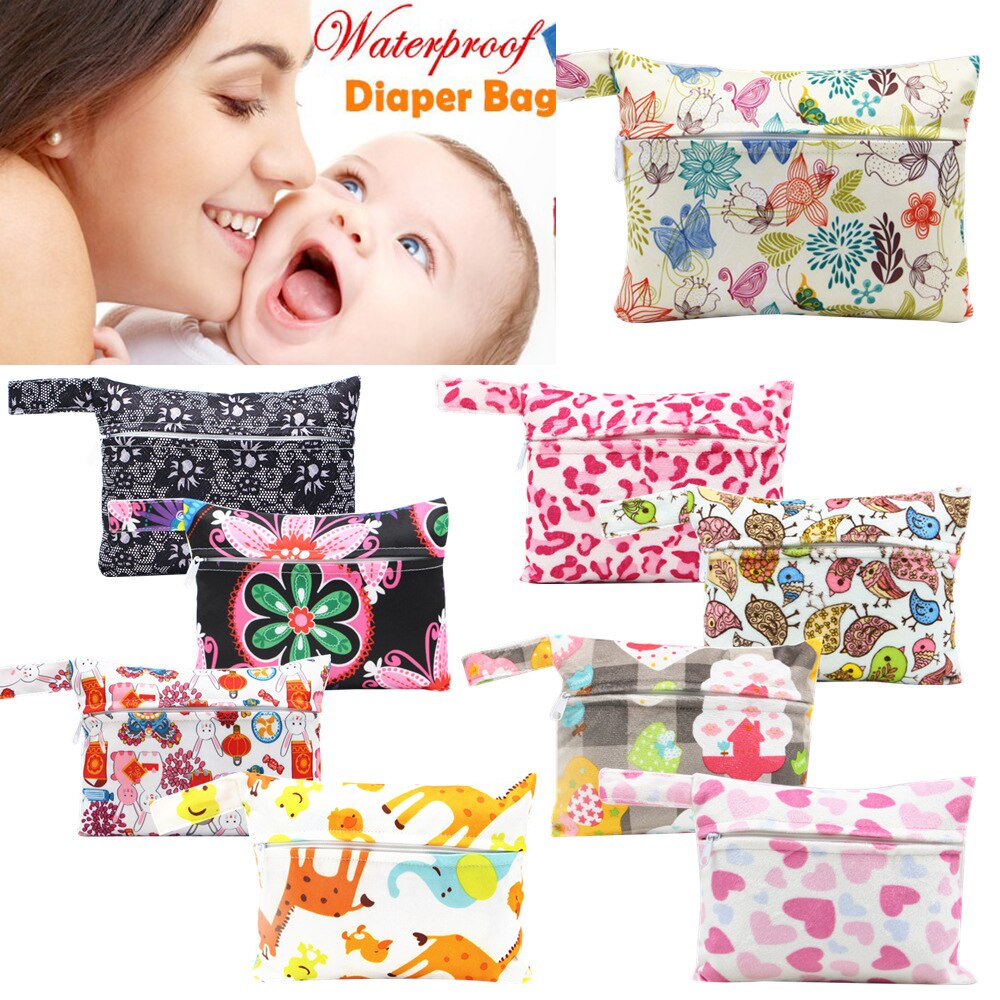 Lagerung Tasche Baby Windel Tasche Windel Reißverschluss Handtasche Kinderwagen Tragen Pack Brust Pad Sanitär Serviette Tasche Tragbaren Multifunktions Günstige
