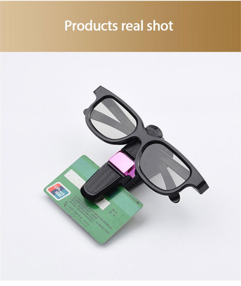 1Pcs Car Sun Visor Sunglasses Holder Glasses Case Auto Fastener Cip Car Vehicle Auto Accessories Auto Fastener&Clip Glasses Case