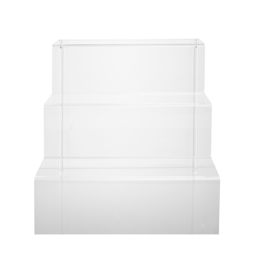 3 lag rack akryl stige kosmetik holder display stand kagehylde: Som vist