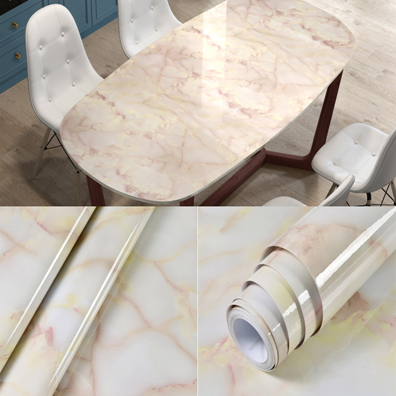 40cm kitchen self-adhesive wallpaper cabinet countertop contact paper PVC waterproof and oil-proof wallpaper wall sticker