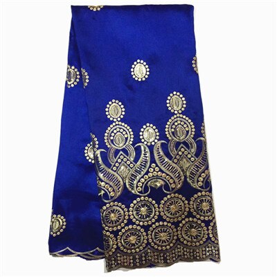 African George Wrapper Blue George Lace Fabric African George Fabric for Dress 5 yards/lot: LX100530G8
