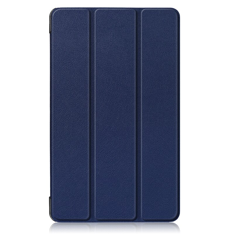 Til samsung galaxy tab  a 8.0 etui cover tablet sm -t290 sm-t295 sm-t297 ultra slim flip stativ magnetisk etui funda: Cy -t290. dyb blå