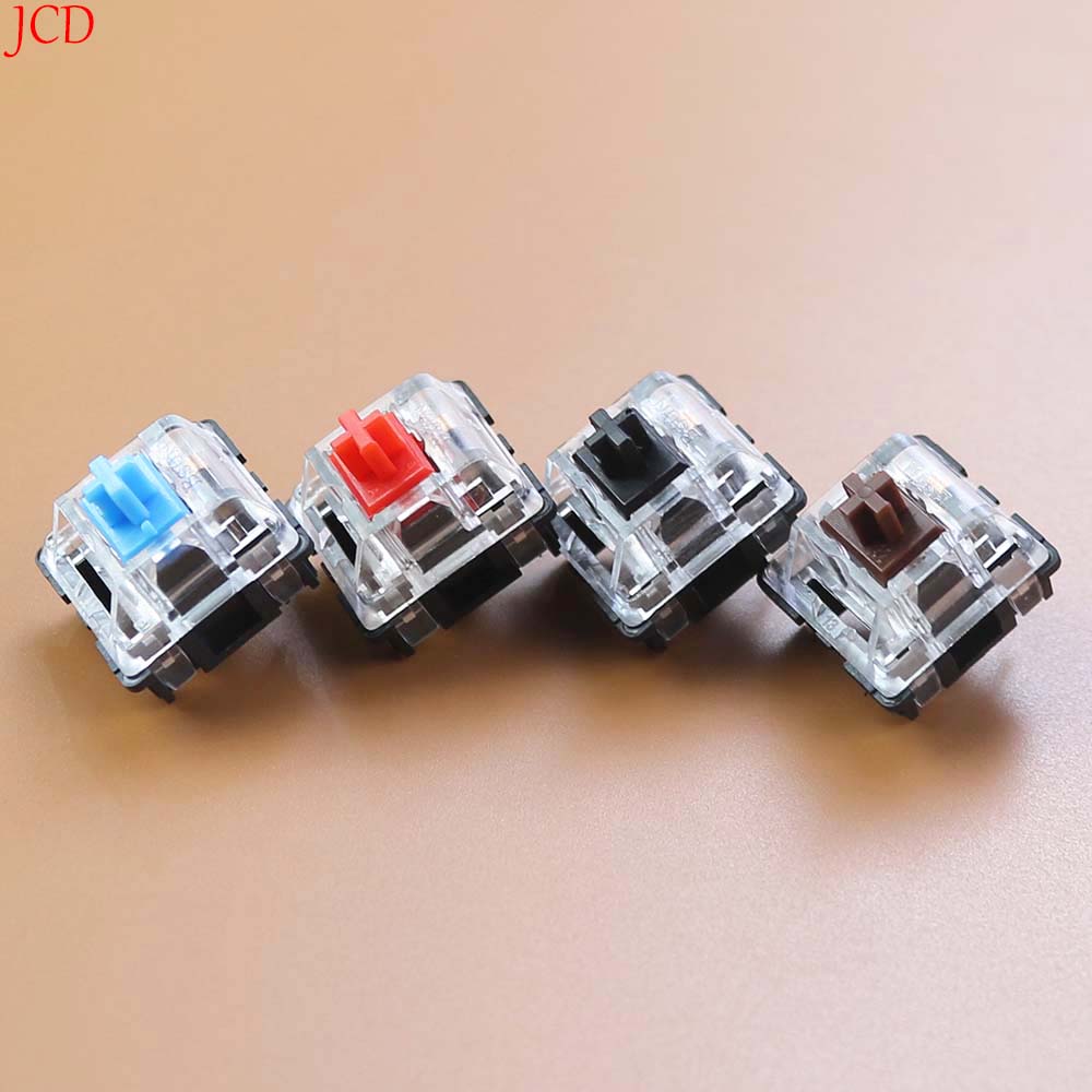 Outemu Schakelaar Voor Keyboard 3pin Lineaire Tactiele Clicky Stille Schakelaars Voor Mechanische Toetsenborden Grijs Zwart Rood Blauw Gaming Switch