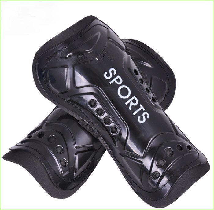 1 paar Voetbal Scheenbeschermers Pads Voor Volwassen Of Kinderen Voetbal Scheenbeschermers Been Mouwen Voetbal Scheenbeschermer Volwassen Knie ondersteuning Pads: black