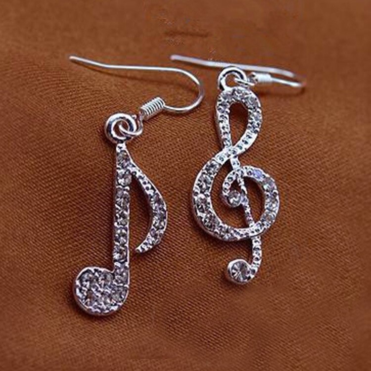Punk Oorbellen Geometrische Merkt Muziek Asymmetrische Lady Oorbellen Sales Bruiloft Oorbellen