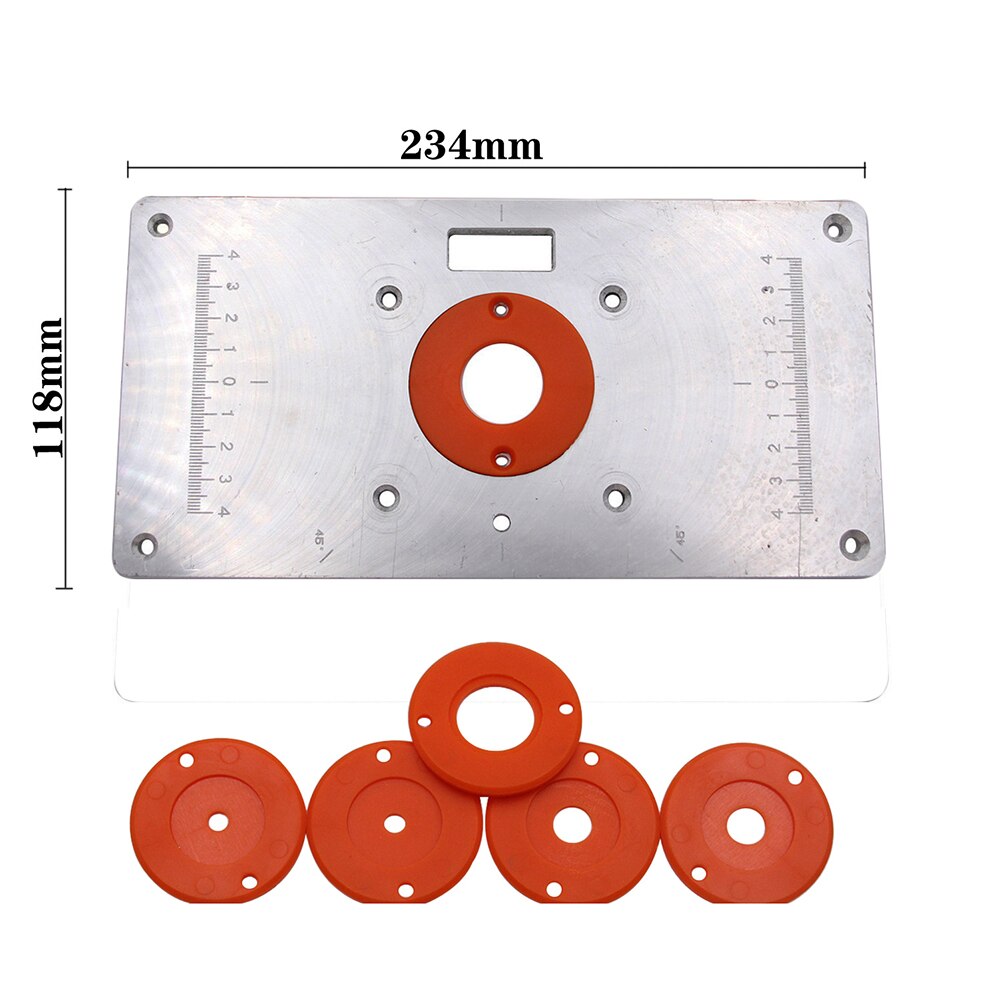 Flip Panel Milling Flips Wooden Portable Mounting Insert Strong Toughness Plates for Woodworking Trimming Machine