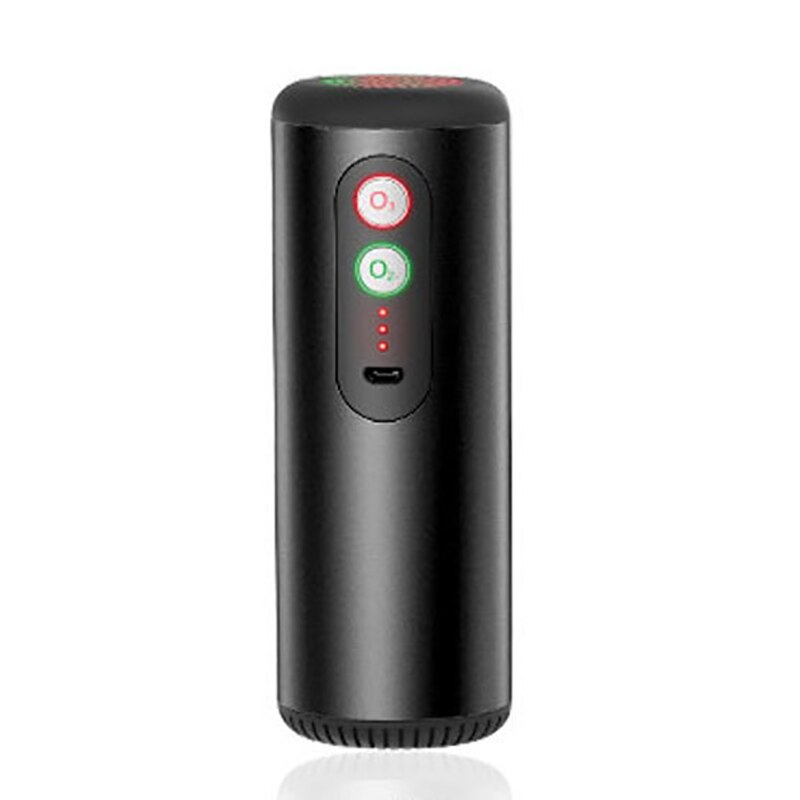 Mini générateur d'ozone désodorisant purificateur d'air USB Rechargeable Portable Air espace odeur claire pour chambre de voiture de bureau: Black