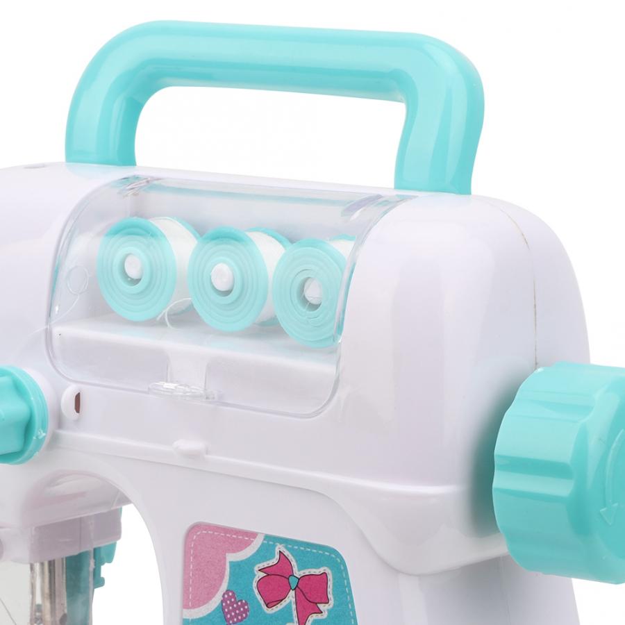 Børn symaskine legetøj mini simuleringsmøbler legetøj pædagogisk læringstøj legetøj piger