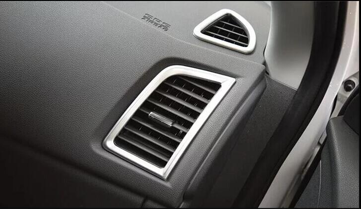 Pour peugeot 4008 ABS Chrome intérieur climatisation couvercle de ventilation 5 pièces