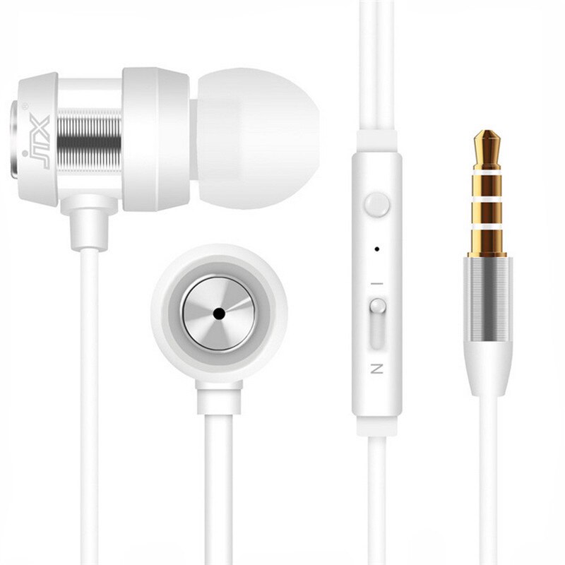 Hiperdeal Super Bass Stereo In-Ear Oortelefoon Sport Headset Voor Iphone7: WHITE