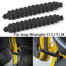 2 Stuks Set Deur Limiet Band Auto Touw Voor Jeep Wrangler Yj Cj Tj Jk Nuttig Duurzaam