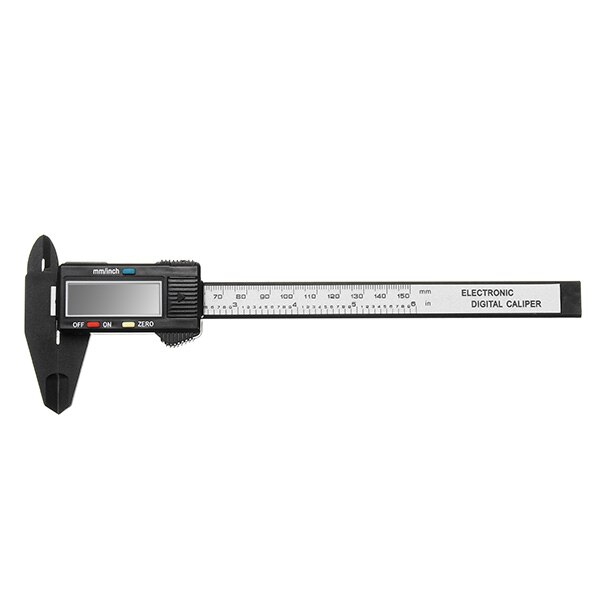 150mm 6 inch LCD Digital Electronic Vernier Caliper Gauge Micrometer Measuring Tool Caliper Ruler Digital Caliper Plastic