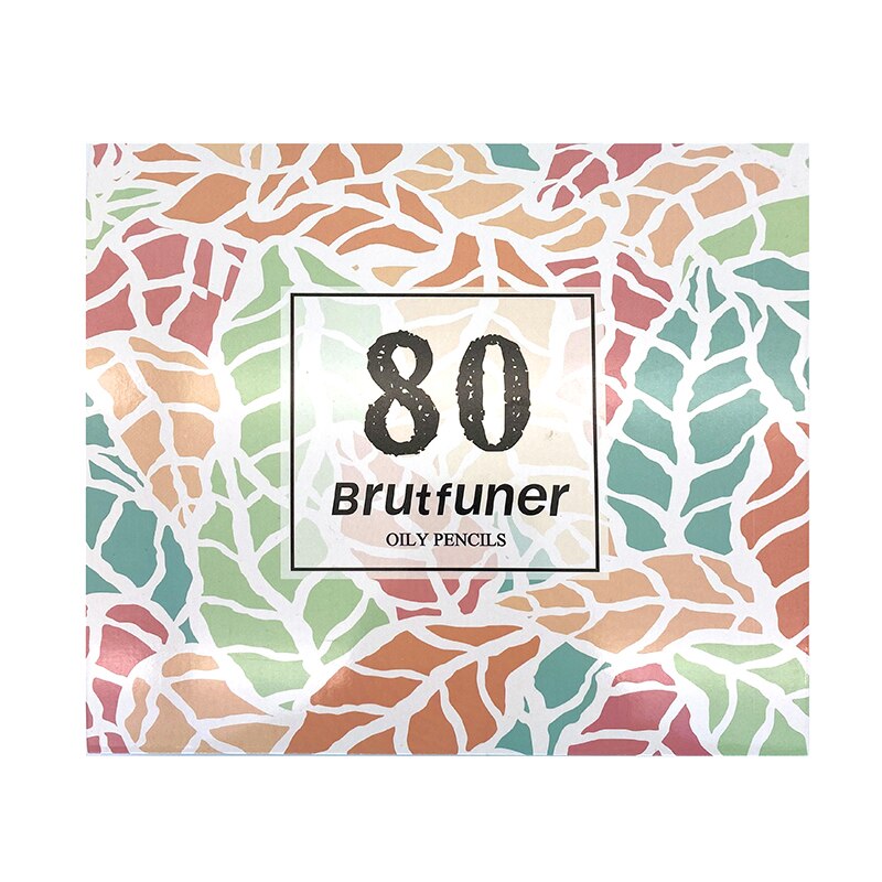Brutfuner 80 COLORS Soft Trendy Pastel Colors Non-toxic Color Pencil Colour Pencils Set For Coloring School Art Supplies