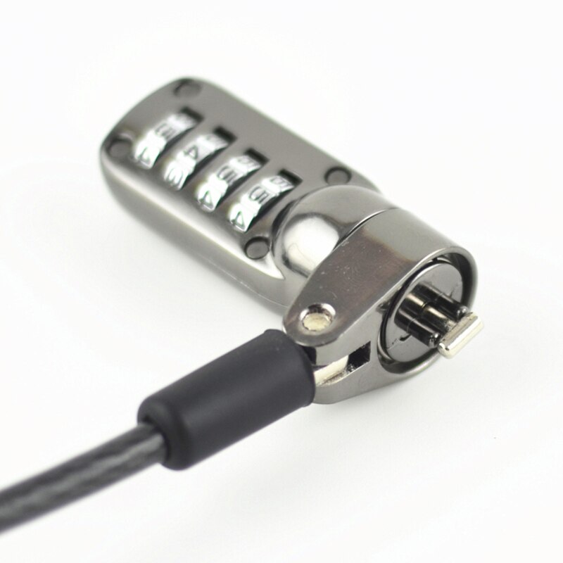 Notebook Laptop Combinatie Lock Beveiliging Kabel 4 Cijferige Wachtwoord Beveiligingen Anti Diefstal Apparaat Dq