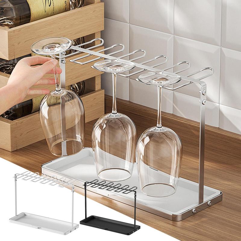 Wijnglazen Rack Organizer Droogrek Wijnglas Organizer Vrijstaand Aanrecht Organizer Wijnglazen Houder Glas