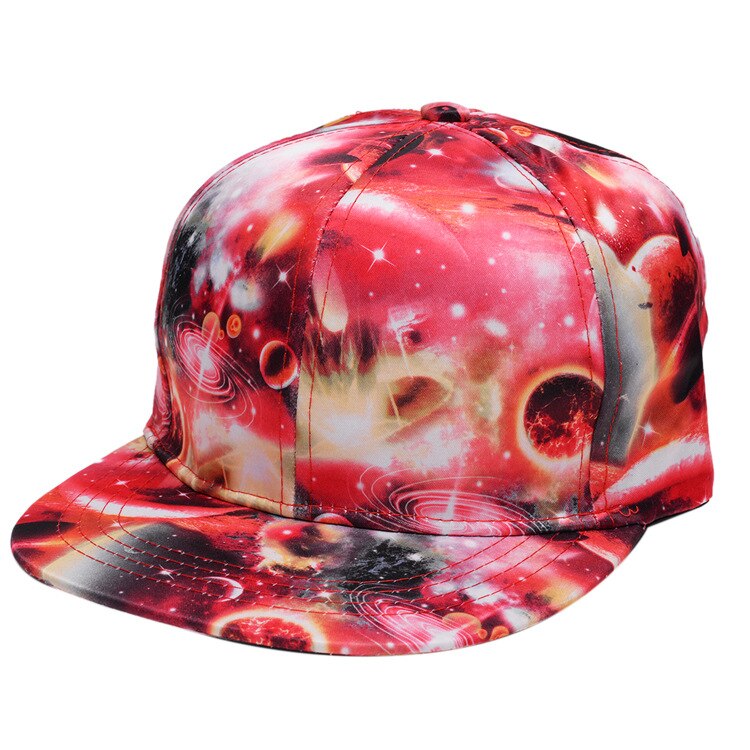 Tie-dye star baseball cap forår sommer snapback hatte mænd og kvinder trend justerbar flerfarvet hip hop hat: 02