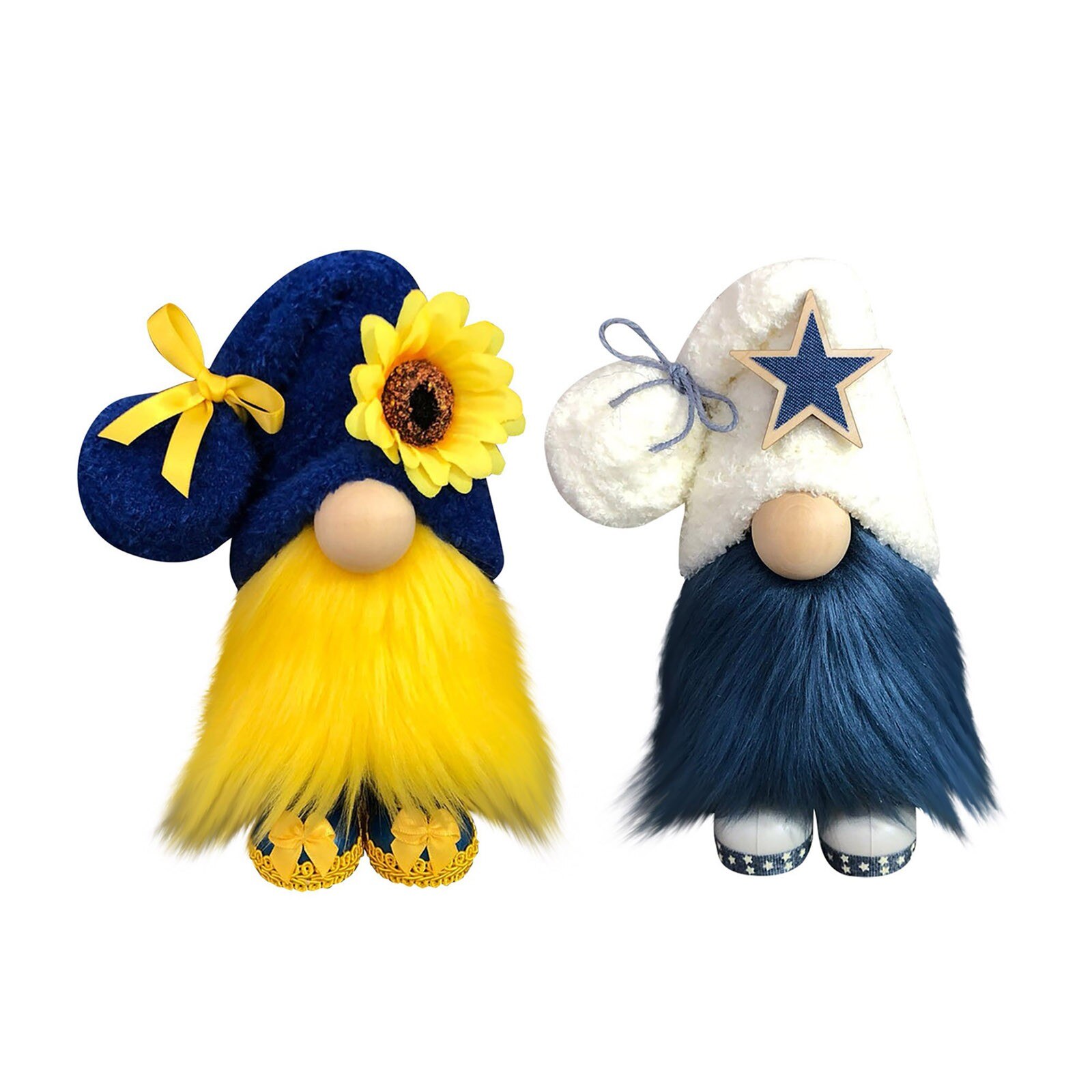 Land Gnome Doll Knitted Hat Crooked Neck Doll Jewelry Home Decoration Faceless Doll Standing Post Hoiliday Decoration Faceless: K