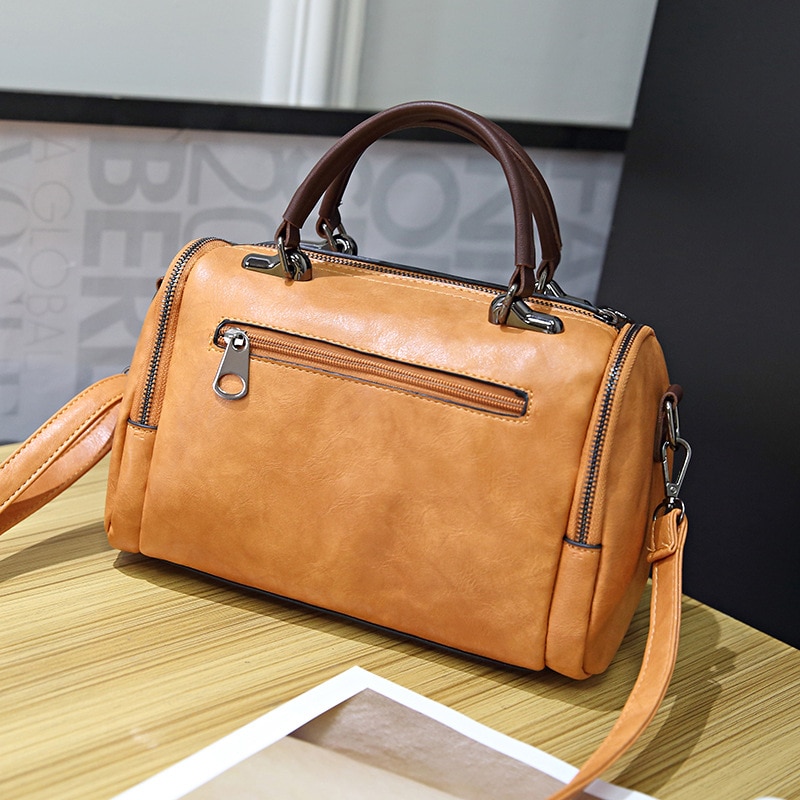 ETONTECK Mode Vrouw Bag Schoudertas voor Dames Retro PU Lederen Handtas Vrouwelijke Kwastje Rits Crossbody Tassen