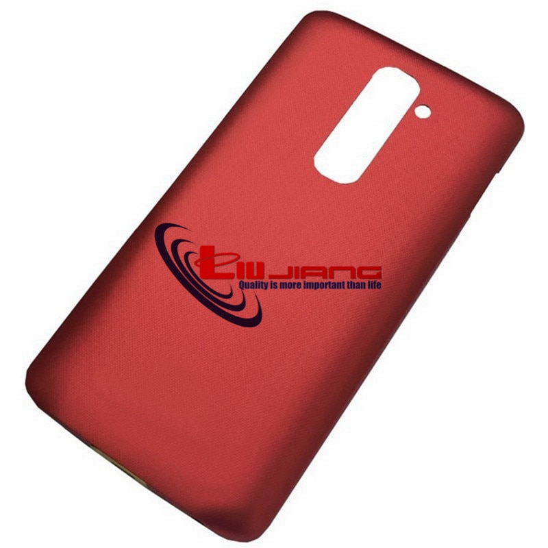 Original Battery Housing Cover for LG G4 G2 G3 G3 mini D850 D800 Wireless Charger Battery Door Rear Cover parts: G2 Red