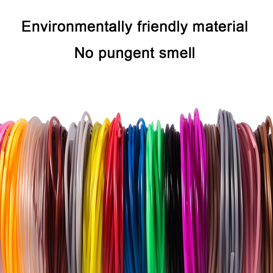 5m 20 farver 3d pen refills pla 3d pen printkabler 3d printerfilament printmaterialer højpræcisionsprinterkabel